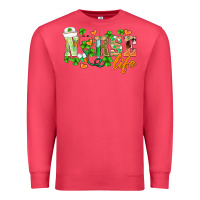 Cardinal st.patricks nurse life Premium Sweatshirt - BarkalooDesign