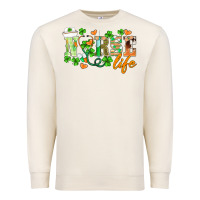 Sandshell st.patricks nurse life Premium Sweatshirt - BarkalooDesign