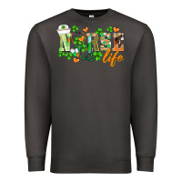 Smoke st.patricks nurse life Premium Sweatshirt - BarkalooDesign