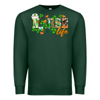 Sports Green st.patricks nurse life Premium Sweatshirt - BarkalooDesign