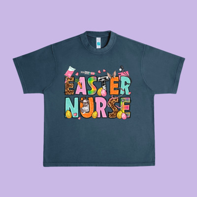 Easter Nurse Easter Day Urban Heavy Tee Designed By Howdyjamesfarm