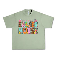 Oil Green Easter nurse Easter Day Urban Heavy Tee - HowdyJamesFarm