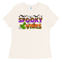 Bone Spooky vibes Ladies Tee - NancyCooperArtShop