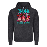 Vintage Black gnome sweet gnomes olivia Vintage Hoodie - OliviaCreatesArt