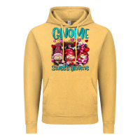 Vintage Mustard gnome sweet gnomes olivia Vintage Hoodie - OliviaCreatesArt