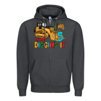 Smoke i'm 5 and digging it Zipper Hoodie - Artiststas