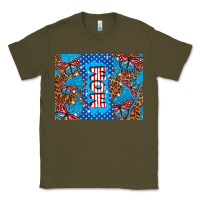 Army Green American mom Classic Tee - TumblerDesignByShophia