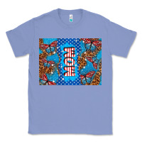 Colony Blue American mom Classic Tee - TumblerDesignByShophia