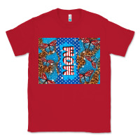 Red American mom Classic Tee - TumblerDesignByShophia