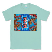 Seafoam American mom Classic Tee - TumblerDesignByShophia