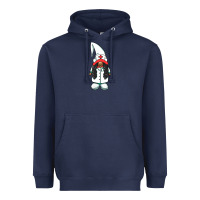 Navy african american nurse gnome Heavyweight Hoodie - BarkalooDesign