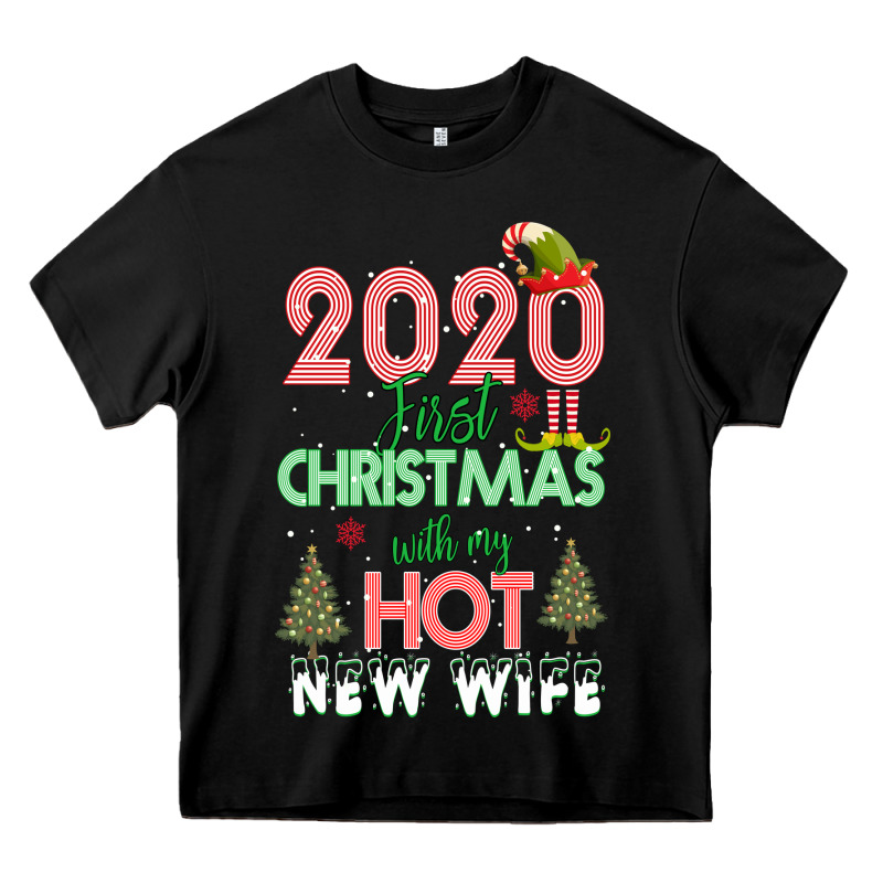 2020 First Christmas With My Hot New Wife Heavy Core Tee by Bettercallsaul | Teevron