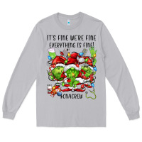 Moon Dust its fine were fine everything is fine cnacrew Long Sleeve Tee - FaDigitalArtStudio