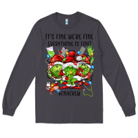 Smoke its fine were fine everything is fine cnacrew Long Sleeve Tee - FaDigitalArtStudio