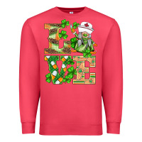 Cardinal st.patricks nurse love gnomies Premium Sweatshirt - BarkalooDesign