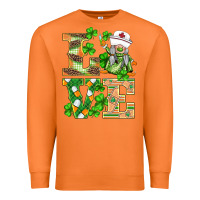 Carrot st.patricks nurse love gnomies Premium Sweatshirt - BarkalooDesign