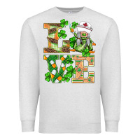 Oatmeal Heather st.patricks nurse love gnomies Premium Sweatshirt - BarkalooDesign