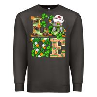 Smoke st.patricks nurse love gnomies Premium Sweatshirt - BarkalooDesign