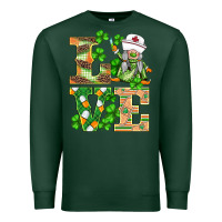 Sports Green st.patricks nurse love gnomies Premium Sweatshirt - BarkalooDesign