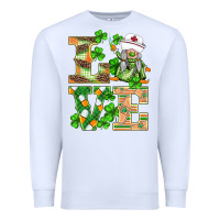 White st.patricks nurse love gnomies Premium Sweatshirt - BarkalooDesign