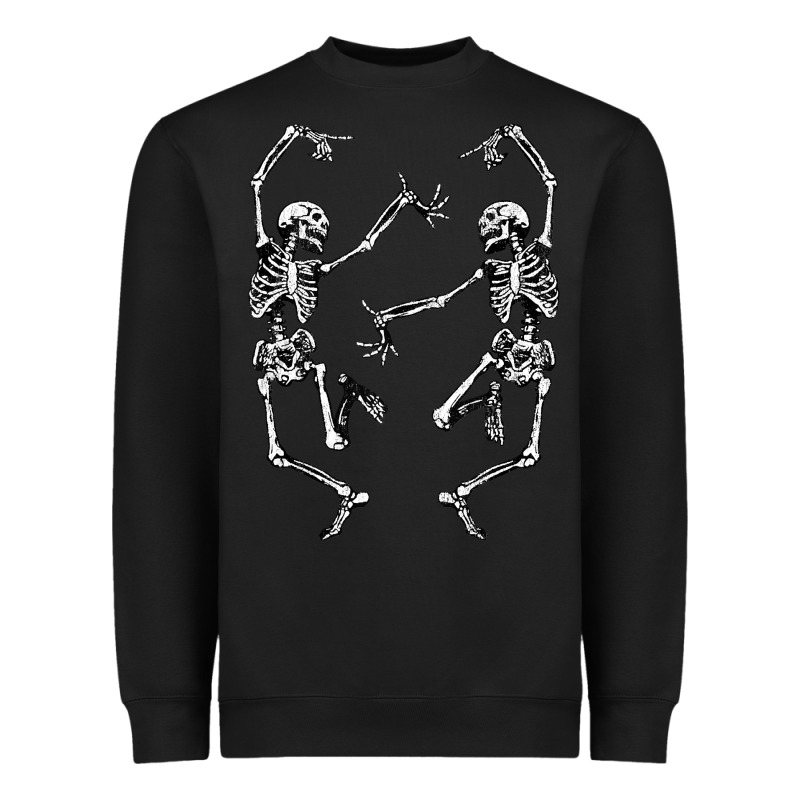 Dance Of Death Macabre Skeleton Heavyweight Sweatshirt by longCreatives | Teevron