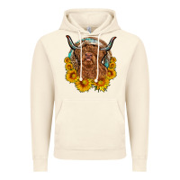 Vintage Artic cow sunflower leopard Vintage Hoodie - OliviaCreatesArt