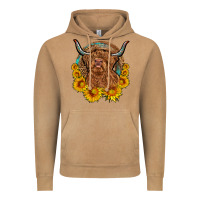 Vintage Camel cow sunflower leopard Vintage Hoodie - OliviaCreatesArt