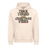 Sandshell thick thighs and Christmas vibes Urban Hoodie - AdoDesignShop