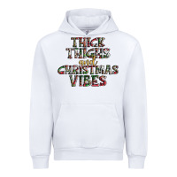 White thick thighs and Christmas vibes Urban Hoodie - AdoDesignShop