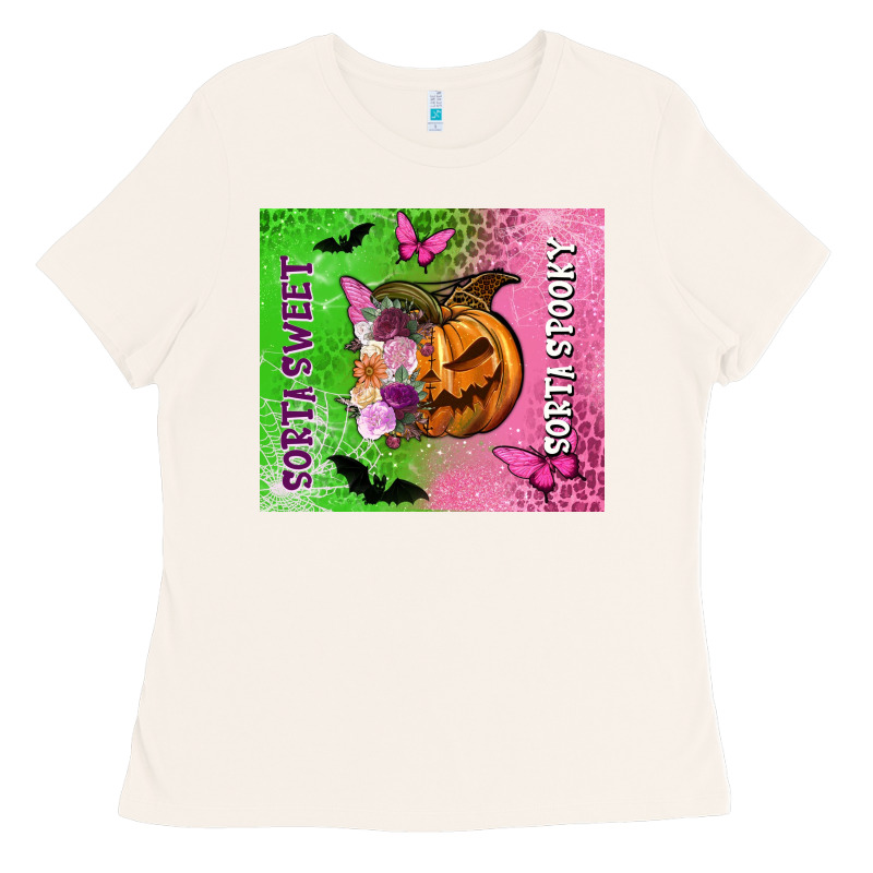 Sorta Sweet Sorta Spooky Ladies Tee by NancyCooperArtShop | Teevron