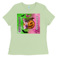 Matcha Sorta sweet sorta spooky Ladies Tee - NancyCooperArtShop