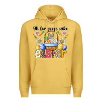 Antique Gold Oh For Peeps Sake Easter Premium Hoodie - CowhideDigitalArt