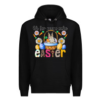 Black Oh For Peeps Sake Easter Premium Hoodie - CowhideDigitalArt
