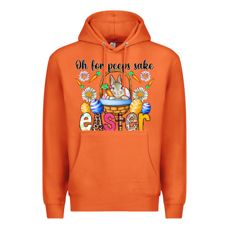 Oh For Peeps Sake Easter Premium Hoodie by CowhideDigitalArt | Teevron