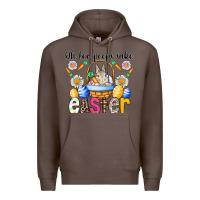 Coffee Oh For Peeps Sake Easter Premium Hoodie - CowhideDigitalArt