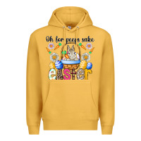 Mustard Oh For Peeps Sake Easter Premium Hoodie - CowhideDigitalArt