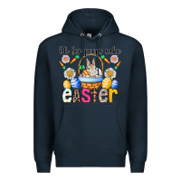 Navy Oh For Peeps Sake Easter Premium Hoodie - CowhideDigitalArt