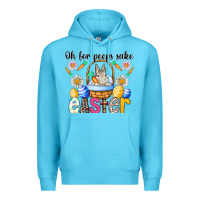 Ocean Blue Oh For Peeps Sake Easter Premium Hoodie - CowhideDigitalArt