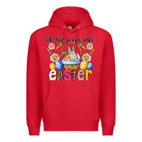 Red Oh For Peeps Sake Easter Premium Hoodie - CowhideDigitalArt