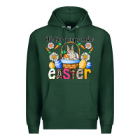 Sports Green Oh For Peeps Sake Easter Premium Hoodie - CowhideDigitalArt