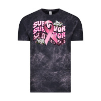 Cloud Black survivor breast cancer Vintage Tee - CowGirlArtShop