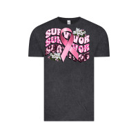 Vintage Black survivor breast cancer Vintage Tee - CowGirlArtShop