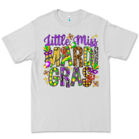 Dove Grey Little miss Mardi Gras Premium Tee - NancyCooperArtShop