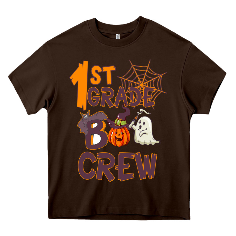 1 St Grade Boo Crew Heavy Core Tee by Bettercallsaul | Teevron