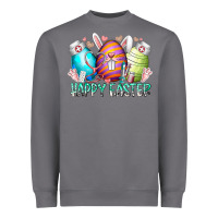 Storm happy easter day eggs nurse Heavyweight Sweatshirt - RacoonDesign