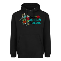 Black leave judgin to jesus Heavyweight Hoodie - BarkalooDesign