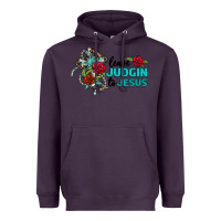 Plum leave judgin to jesus Heavyweight Hoodie - BarkalooDesign