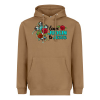 Toasted Coconut leave judgin to jesus Heavyweight Hoodie - BarkalooDesign