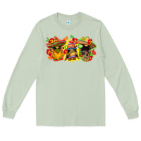 Matcha Cinco de mayo gnomies Long Sleeve Tee - FaDigitalArtStudio