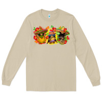 Mushroom Cinco de mayo gnomies Long Sleeve Tee - FaDigitalArtStudio